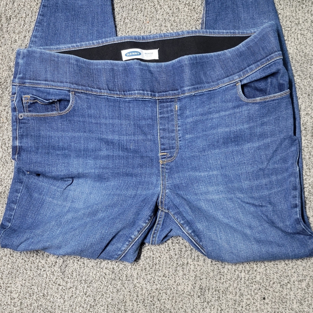 Plus size high rise jeans